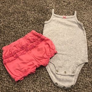 5/$15 Carter’s 9mo onesie tank w/short